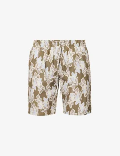 HANRO Floral-print Cotton Shorts