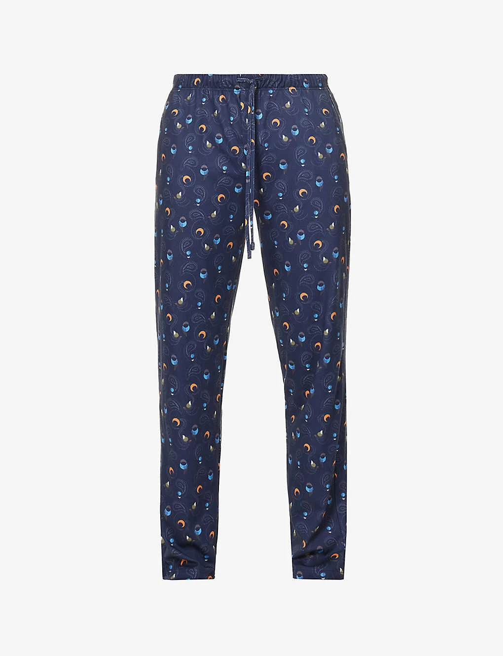 HANRO Motif-printed Mid-rise Cotton-jersey Trousers 1 HANRO Motif-printed Mid-rise Cotton-jersey Trousers