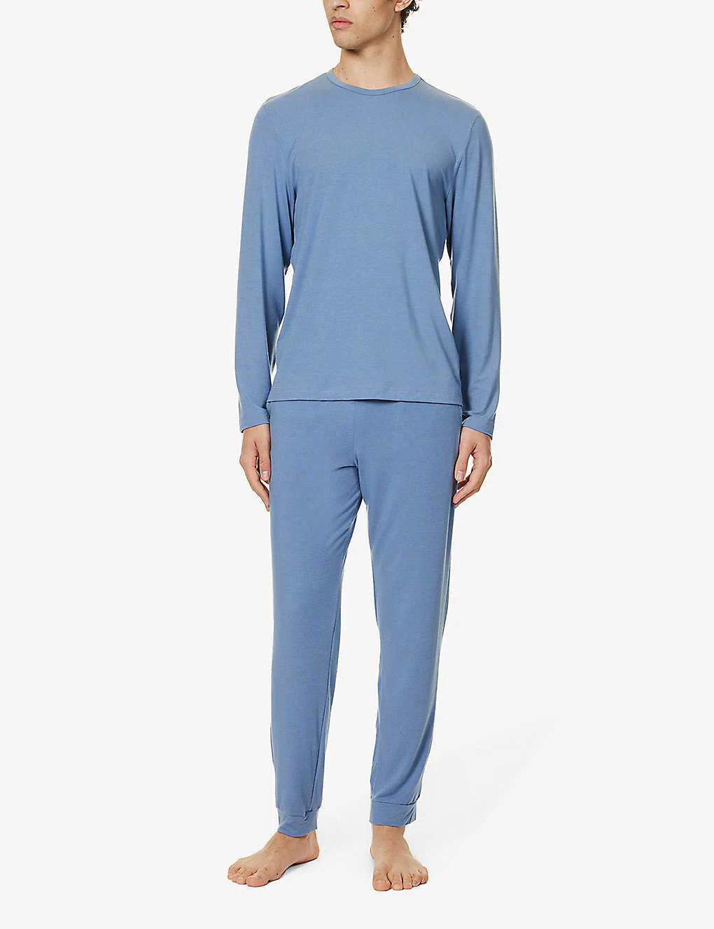 HANRO Long-sleeved Stretch-woven Pyjama Set 2 HANRO Long-sleeved Stretch-woven Pyjama Set - Image 2