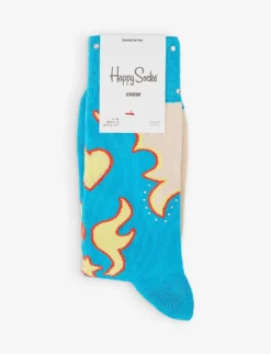 Happy Socks Bling It Stretch Cotton-blend Socks