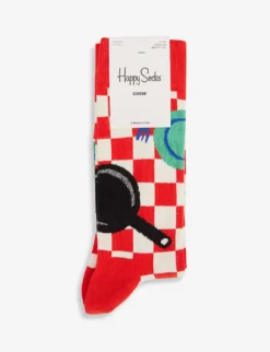 Happy Socks Early Bird Stretch Cotton-blend Socks