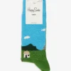 Happy Socks Little House Stretch Cotton-blend Socks