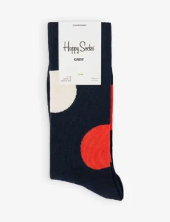 Happy Socks Jumbo Dot Stretch Cotton-blend Socks
