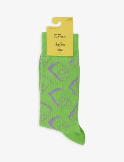 Happy Socks X The Simpsons Bart Stretch Cotton-blend Socks