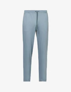 Relaxed-fit Stretch-cotton Pique Pyjama Bottoms