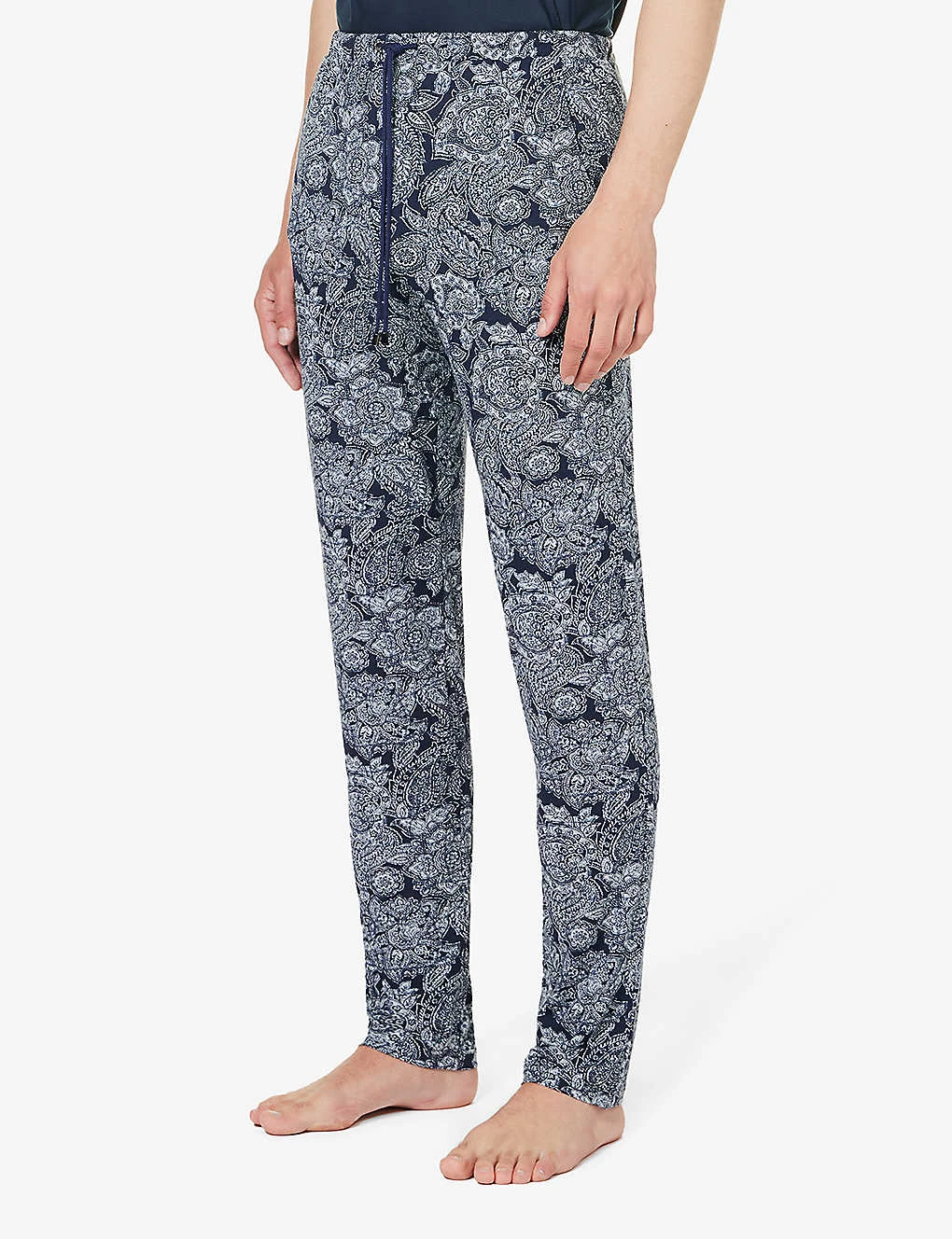 Floral-print Mid-rise Stretch-modal Pyjama Bottoms 3 Floral-print Mid-rise Stretch-modal Pyjama Bottoms - Image 3