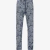 Floral-print Mid-rise Stretch-modal Pyjama Bottoms