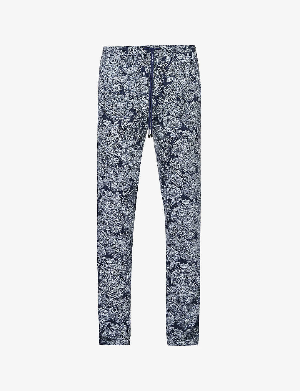 Floral-print Mid-rise Stretch-modal Pyjama Bottoms 1 Floral-print Mid-rise Stretch-modal Pyjama Bottoms