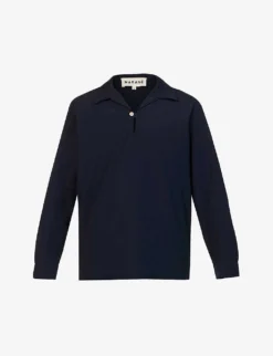 El Choro Polo-collar Relaxed-fit Organic-cotton Shirt