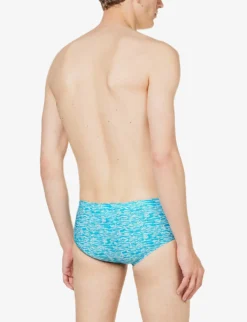 Speedo Abstract-pattern 13.5cm Swim Briefs 8 Speedo Abstract-pattern 13.5cm Swim Briefs -Falkeis Store R04163354 AQUARIUMAQUASPLASH ALT03