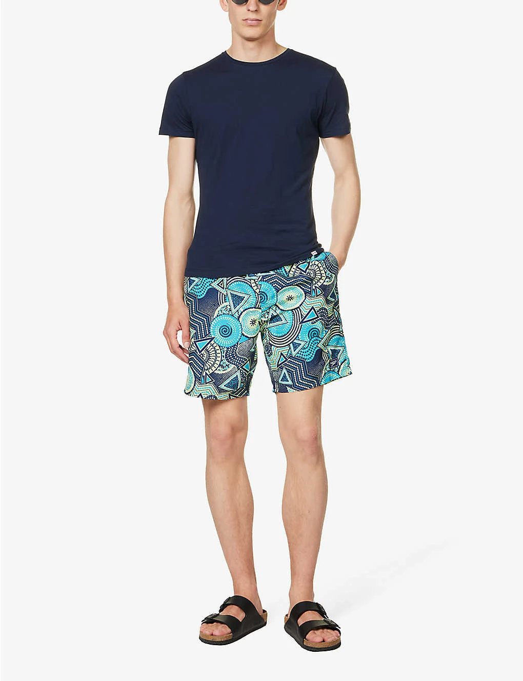 Speedo Watershort 45cm Geo-print Recycled-polyester Swim Shorts 2 Speedo Watershort 45cm Geo-print Recycled-polyester Swim Shorts - Image 2