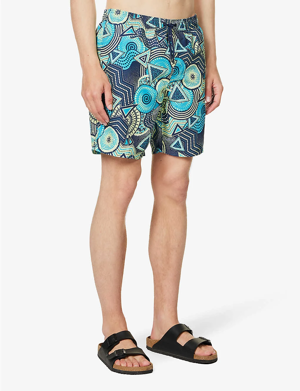 Speedo Watershort 45cm Geo-print Recycled-polyester Swim Shorts 3 Speedo Watershort 45cm Geo-print Recycled-polyester Swim Shorts - Image 3