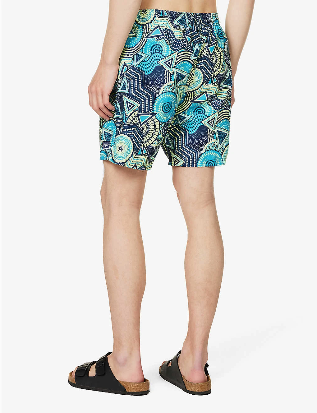 Speedo Watershort 45cm Geo-print Recycled-polyester Swim Shorts 4 Speedo Watershort 45cm Geo-print Recycled-polyester Swim Shorts - Image 4
