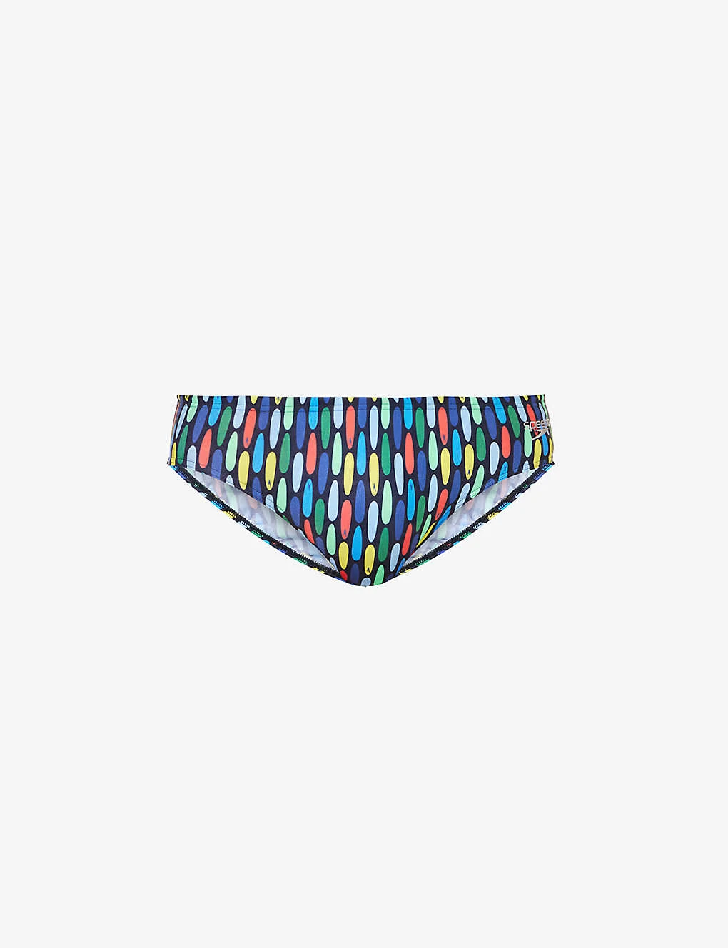 Speedo Allover 8cm Recycled Polyester-blend Swim Briefs 1 Speedo Allover 8cm Recycled Polyester-blend Swim Briefs