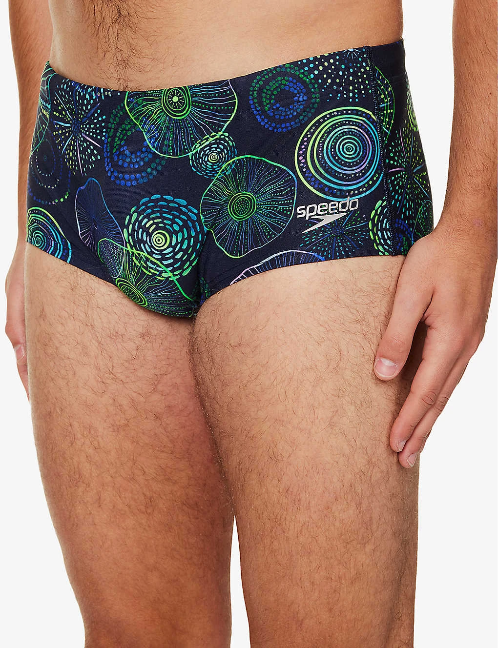 Speedo Graphic-print 17cm Recycled-polyester Blend Swim Briefs 4 Speedo Graphic-print 17cm Recycled-polyester Blend Swim Briefs - Image 4