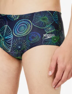 Speedo Graphic-print 17cm Recycled-polyester Blend Swim Briefs 9 Speedo Graphic-print 17cm Recycled-polyester Blend Swim Briefs -Falkeis Store R04163369 NAVYAQUGREENLILAC ALT04