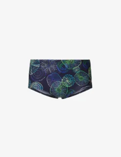 Speedo Graphic-print 17cm Recycled-polyester Blend Swim Briefs