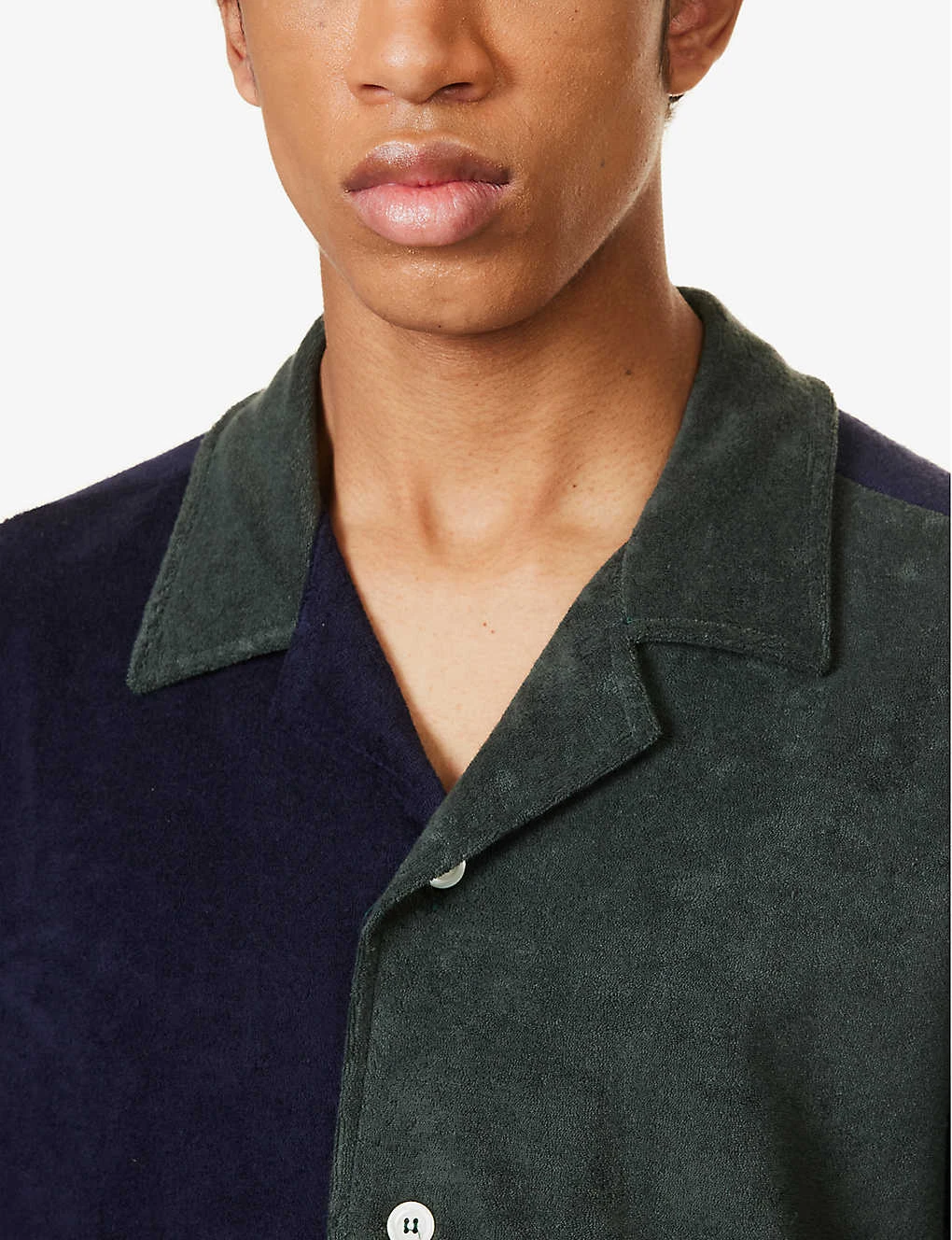 Cocktail Contrast-panel Relaxed-fit Cotton-blend Shirt 5 Cocktail Contrast-panel Relaxed-fit Cotton-blend Shirt - Image 5