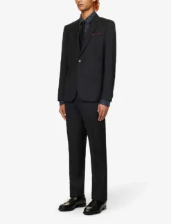 PAUL SMITH Soho-fit Wool Travel Suit -Falkeis Store R04165087 SLATE ALT02