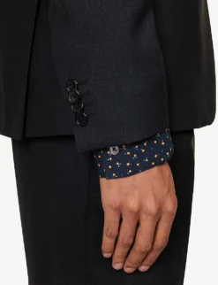 PAUL SMITH Soho-fit Wool Travel Suit -Falkeis Store R04165087 SLATE ALT05