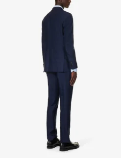 PAUL SMITH Single-breasted Slim-fit Wool Suit -Falkeis Store R04165091 VERYDARKNAVY ALT03