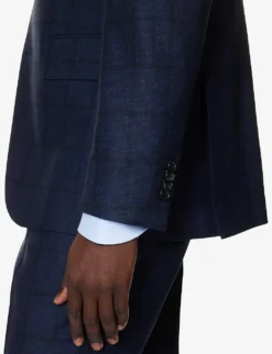 PAUL SMITH Single-breasted Slim-fit Wool Suit -Falkeis Store R04165091 VERYDARKNAVY ALT05