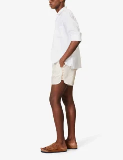 Runner Contrast-piping Regular-fit Recycled-nylon Shorts 9 Runner Contrast-piping Regular-fit Recycled-nylon Shorts -Falkeis Store R04165458 IVORY10 ALT01