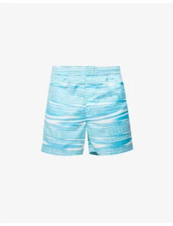 Missoni Abstract-pattern Relaxed-fit Swim Shorts