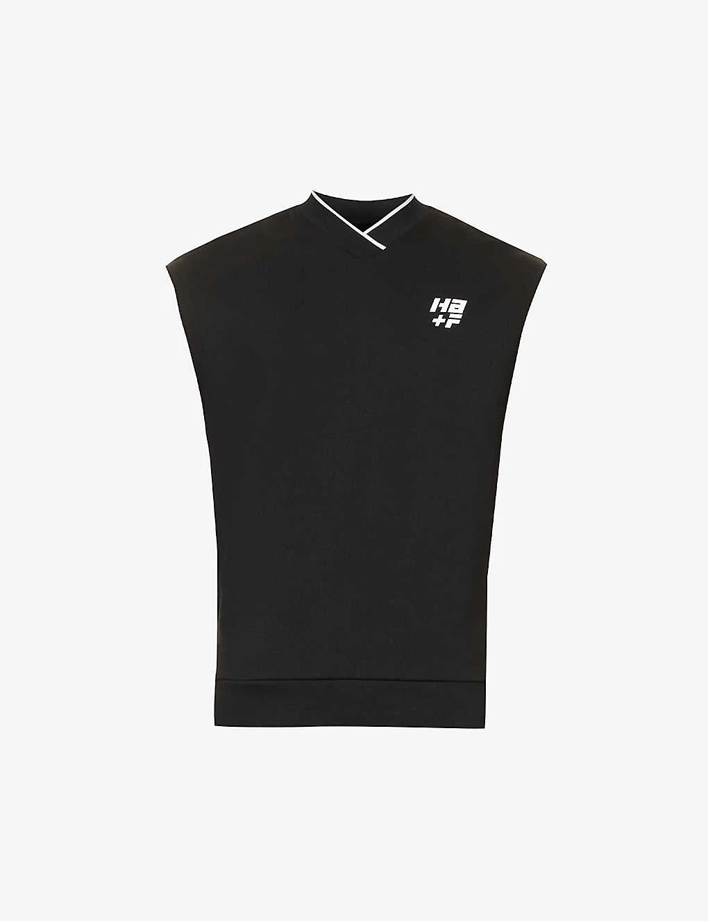 Brand-print Sleeveless Cotton-jersey Top 1 Brand-print Sleeveless Cotton-jersey Top