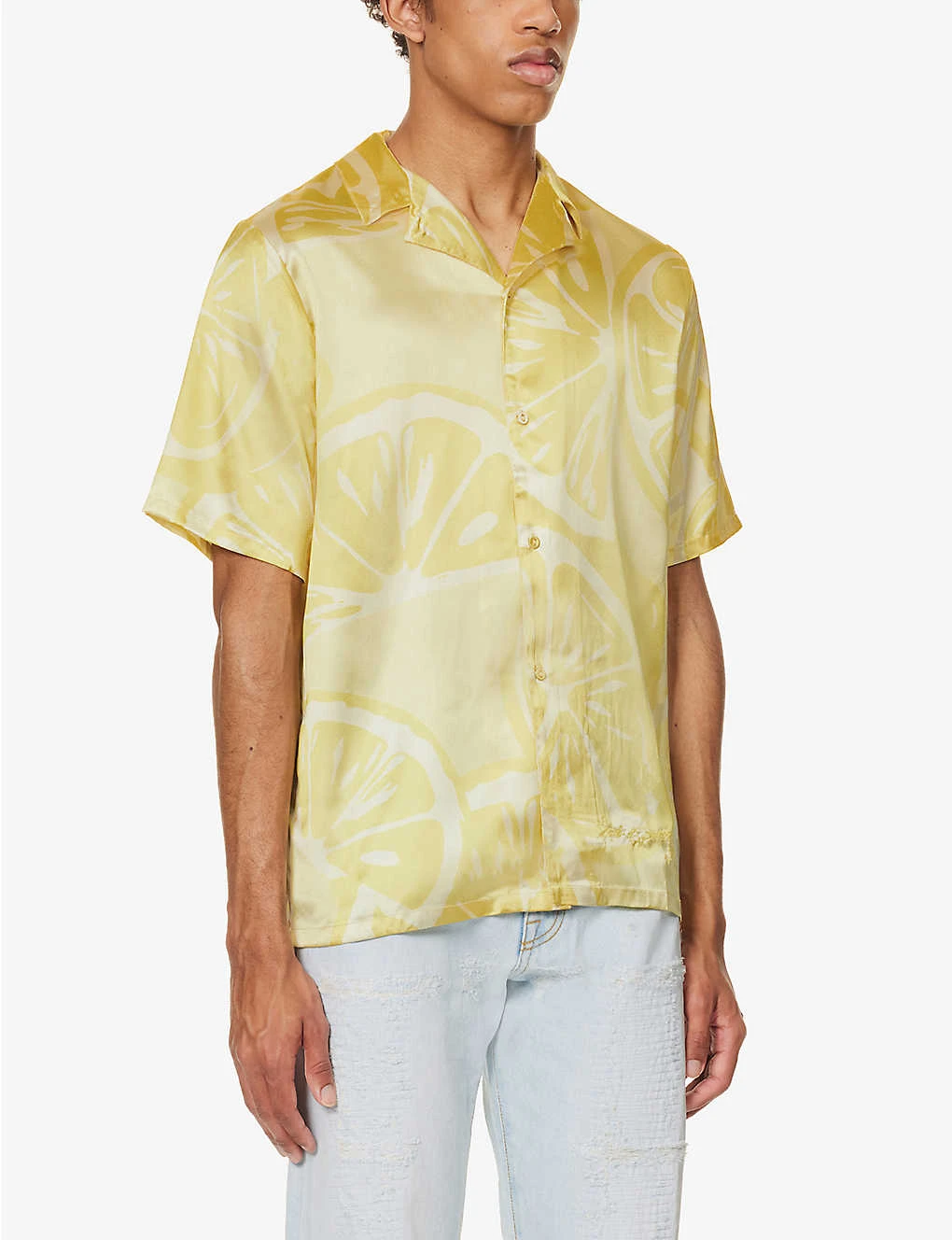 Sliced Lemons Graphic-print Recycled-polyester Shirt 3 Sliced Lemons Graphic-print Recycled-polyester Shirt - Image 3