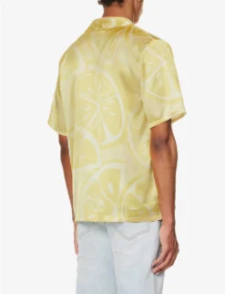 Sliced Lemons Graphic-print Recycled-polyester Shirt 8 Sliced Lemons Graphic-print Recycled-polyester Shirt -Falkeis Store R04166682 LIMONCELLO ALT03