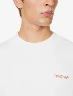 Arrow Skate Graphic-print Cotton-jersey Sweatshirt -Falkeis Store R04167140 WHITEAUTUMN ALT04