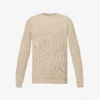 Harry Brand-tab Regular-fit Cotton-knit Jumper