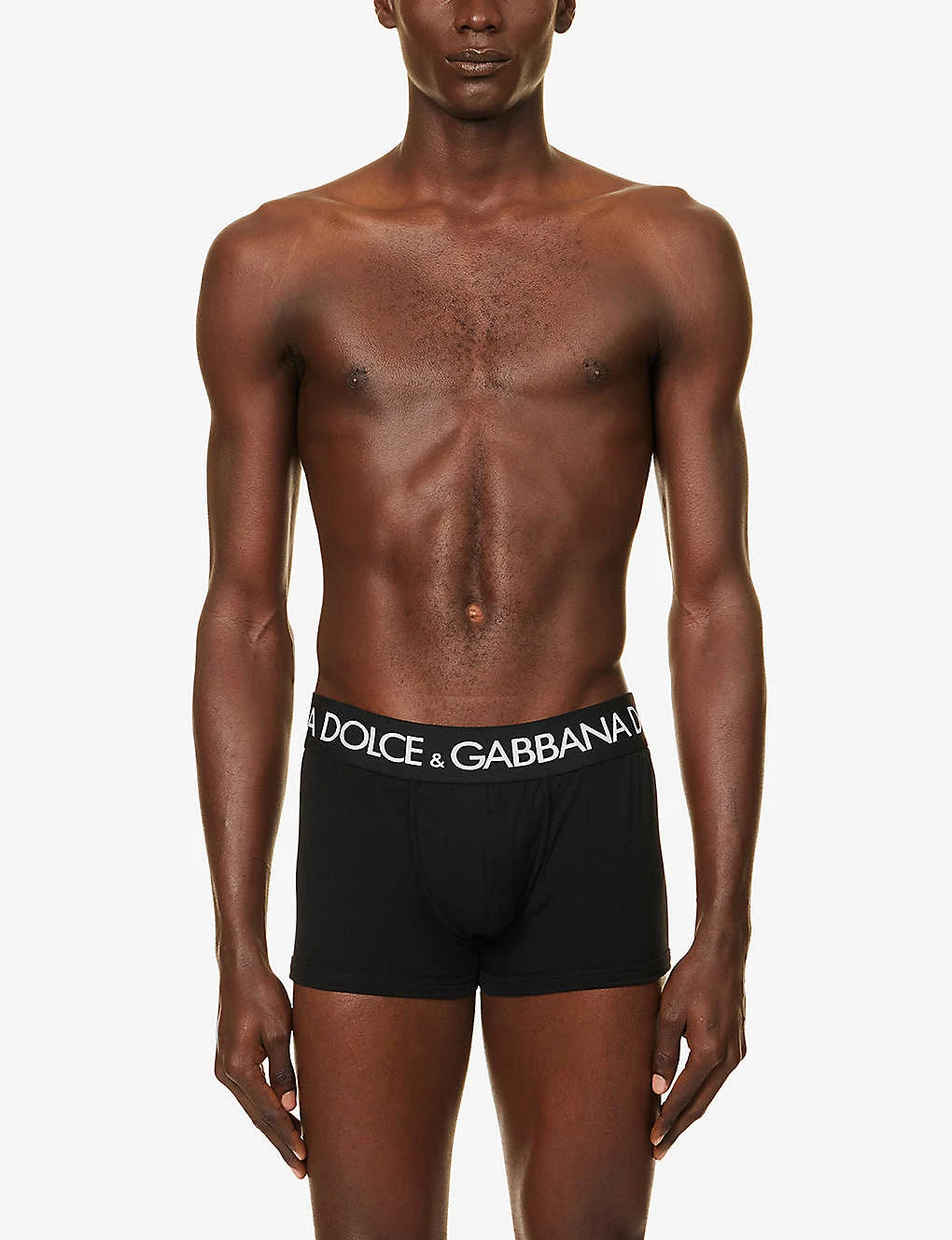 Dolce & Gabbana Pack Of Two Logo-waistband Low-rise Stretch-cotton Boxers 2 Dolce & Gabbana Pack Of Two Logo-waistband Low-rise Stretch-cotton Boxers - Image 2