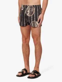 Dolce & Gabbana Graphic-print Regular-fit Swim Shorts 6 Dolce & Gabbana Graphic-print Regular-fit Swim Shorts -Falkeis Store R04168688 MULTI ALT02