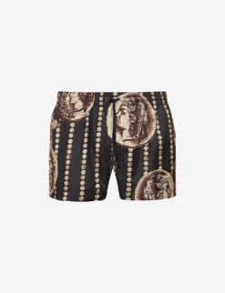 Dolce & Gabbana Graphic-print Regular-fit Swim Shorts