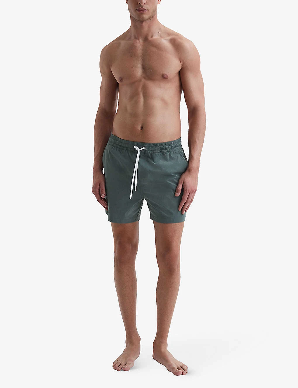 Reiss Beach Drawstring-waist Stretch-woven Swim Shorts 2 Reiss Beach Drawstring-waist Stretch-woven Swim Shorts - Image 2