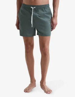 Reiss Beach Drawstring-waist Stretch-woven Swim Shorts 7 Reiss Beach Drawstring-waist Stretch-woven Swim Shorts -Falkeis Store R04169166 DARKSAGE ALT02