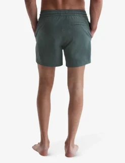 Reiss Beach Drawstring-waist Stretch-woven Swim Shorts 8 Reiss Beach Drawstring-waist Stretch-woven Swim Shorts -Falkeis Store R04169166 DARKSAGE ALT03