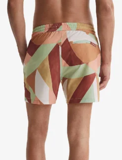 Reiss Brass Abstract-print Regular-fit Recycled-polyester Swim Shorts 8 Reiss Brass Abstract-print Regular-fit Recycled-polyester Swim Shorts -Falkeis Store R04169168 DUSTYROSE ALT03