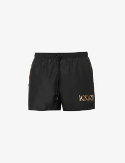 MOSCHINO Leo Logo-print Swim Shorts