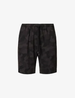 London Camouflage-print Stretch-modal Pyjama Shorts