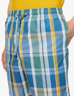 Barker Checked Cotton Pyjama Shorts -Falkeis Store R04170081 MULTICOLOURED ALT04