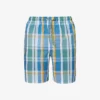 Barker Checked Cotton Pyjama Shorts
