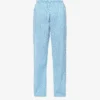 Ledbury Geometric-print Cotton-poplin Pyjama Bottoms