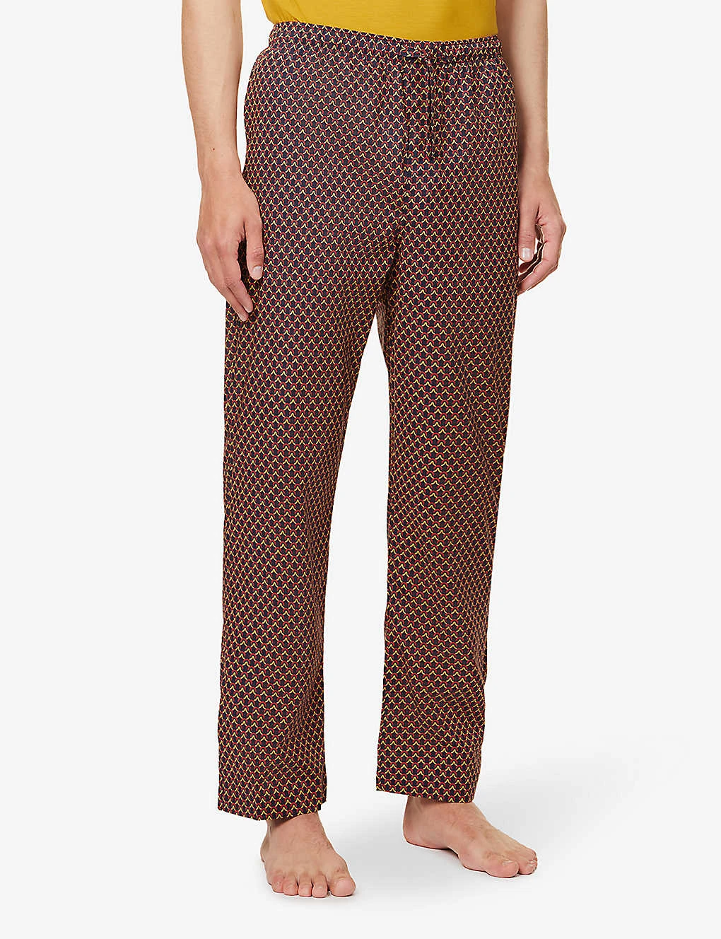 Ledbury Straight-leg Mid-rise Cotton-poplin Pyjama Bottoms 3 Ledbury Straight-leg Mid-rise Cotton-poplin Pyjama Bottoms - Image 3