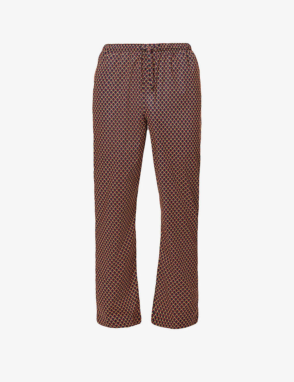 Ledbury Straight-leg Mid-rise Cotton-poplin Pyjama Bottoms 1 Ledbury Straight-leg Mid-rise Cotton-poplin Pyjama Bottoms