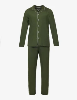 Basel Relaxed-fit Stretch-woven Pyjama Set