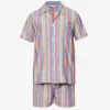 Amalfi Striped Cotton Pyjama Set