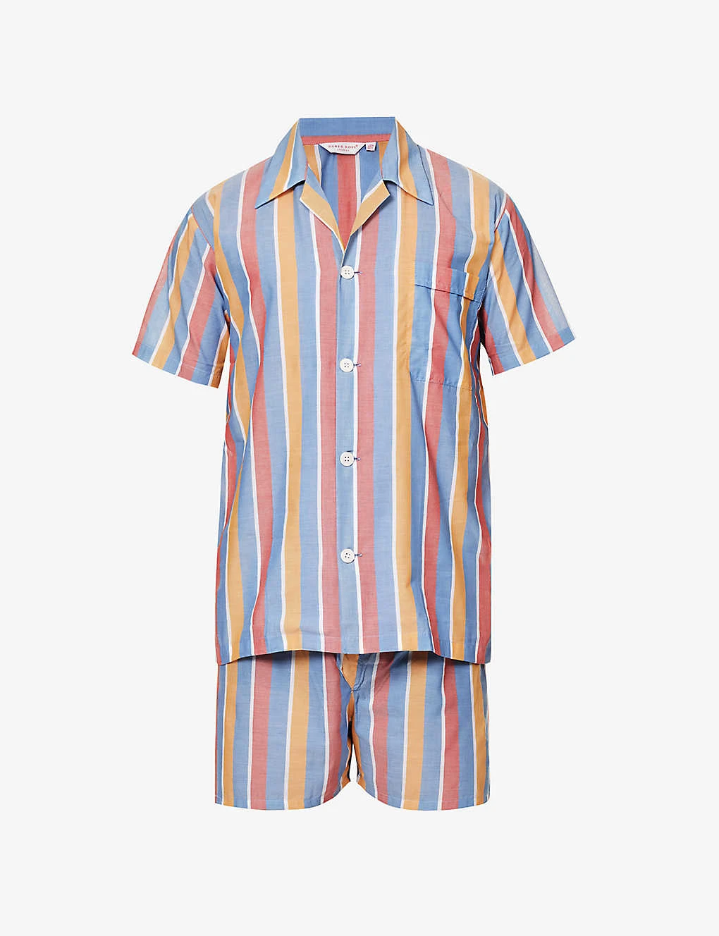 Amalfi Striped Cotton Pyjama Set 1 Amalfi Striped Cotton Pyjama Set